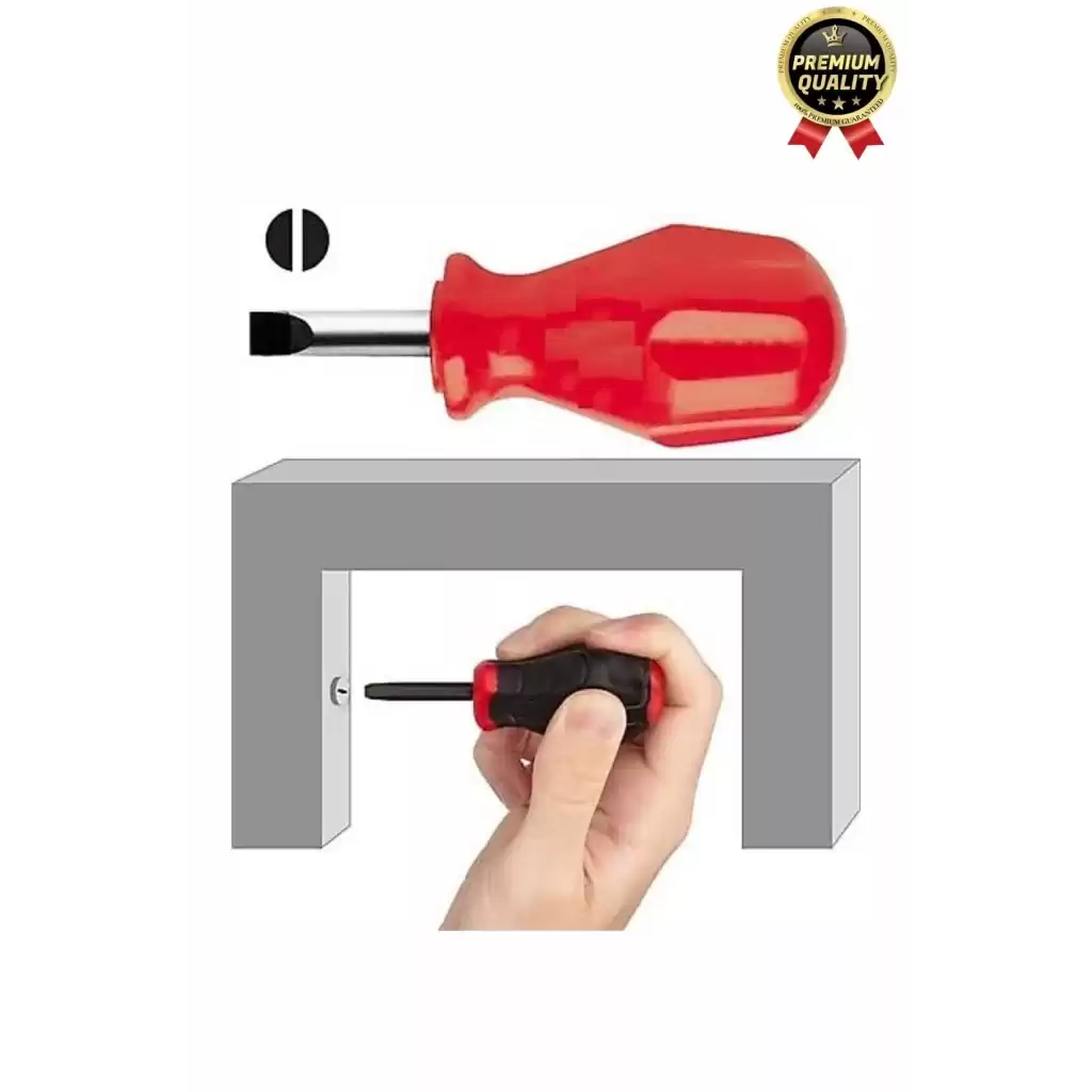 Özel Üretim Kaliteli Dayanıklı Ergonomik Tadilat Vidalama Avuç İçi Düz Yıldız 2li Tornavida Seti