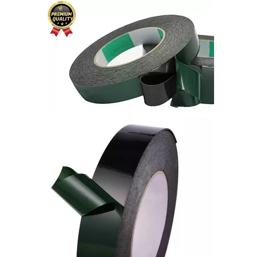Premium Ultra Güçlü İz Bırakmaz Elastik Yapılı Çift Taraflı Akrilik Köpük Bant 36mm - 10m - 5 Adet