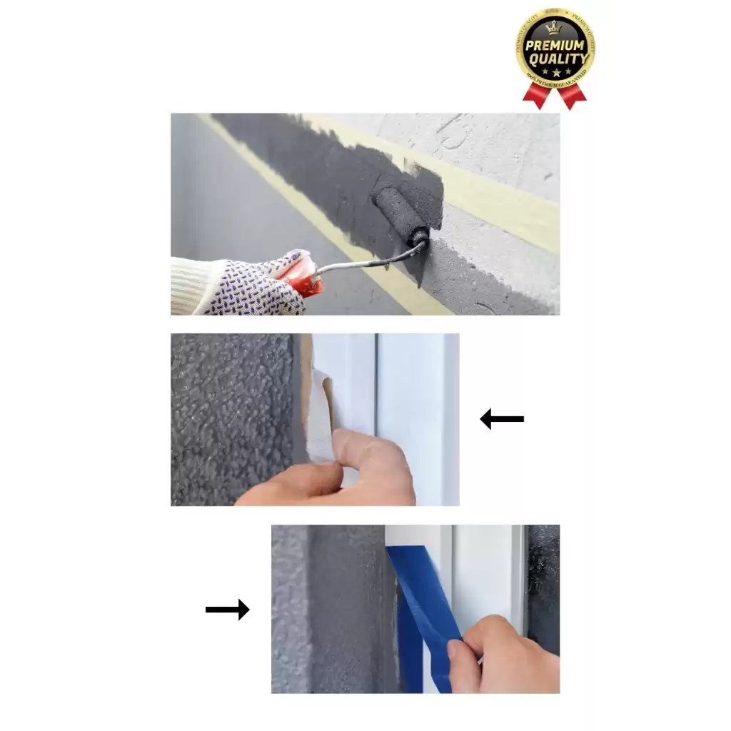 Çok Amaçlı Isıya Suya Dayanıklı Kolay Sökülebilen 25mt Krep Kağıt Maskeleme Boya Badana Bandı-1 Adet