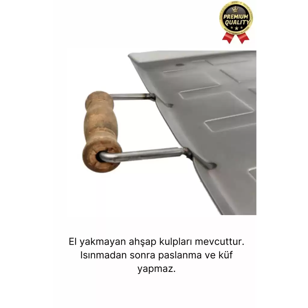 Özel Üretim Yapışmaz Ahşap Kulplu Yufka Ekmek Gözleme Hamur Mangal Izgara Ocak Üstü Pişirme Sacı