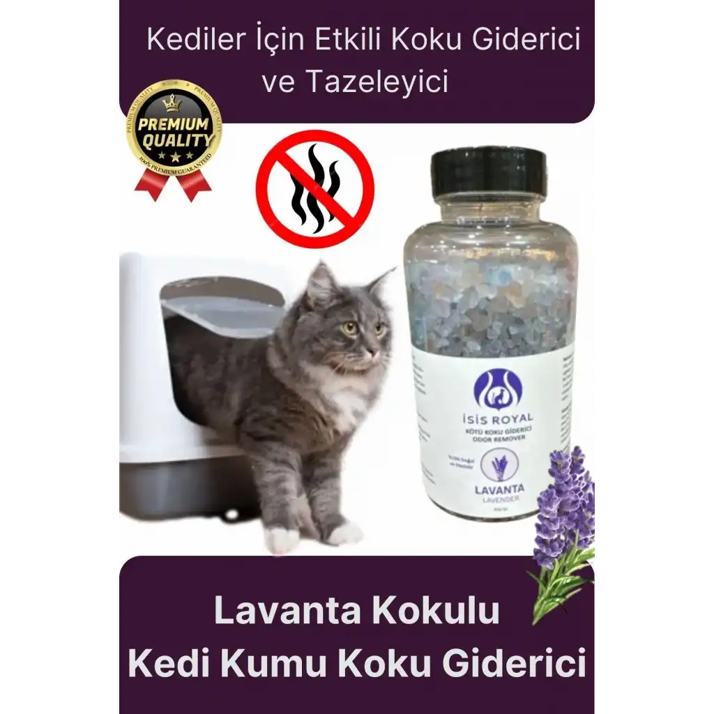 Çok Amaçlı Lavanta Kokulu Deodorant Evcil Hayvan Kedi Kumu Koku Giderici Magnezyum Epsom Tuzu 350 Gr