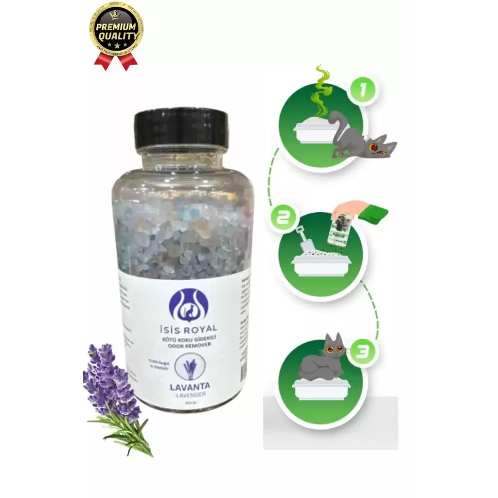 Çok Amaçlı Lavanta Kokulu Deodorant Evcil Hayvan Kedi Kumu Koku Giderici Magnezyum Epsom Tuzu 350 Gr