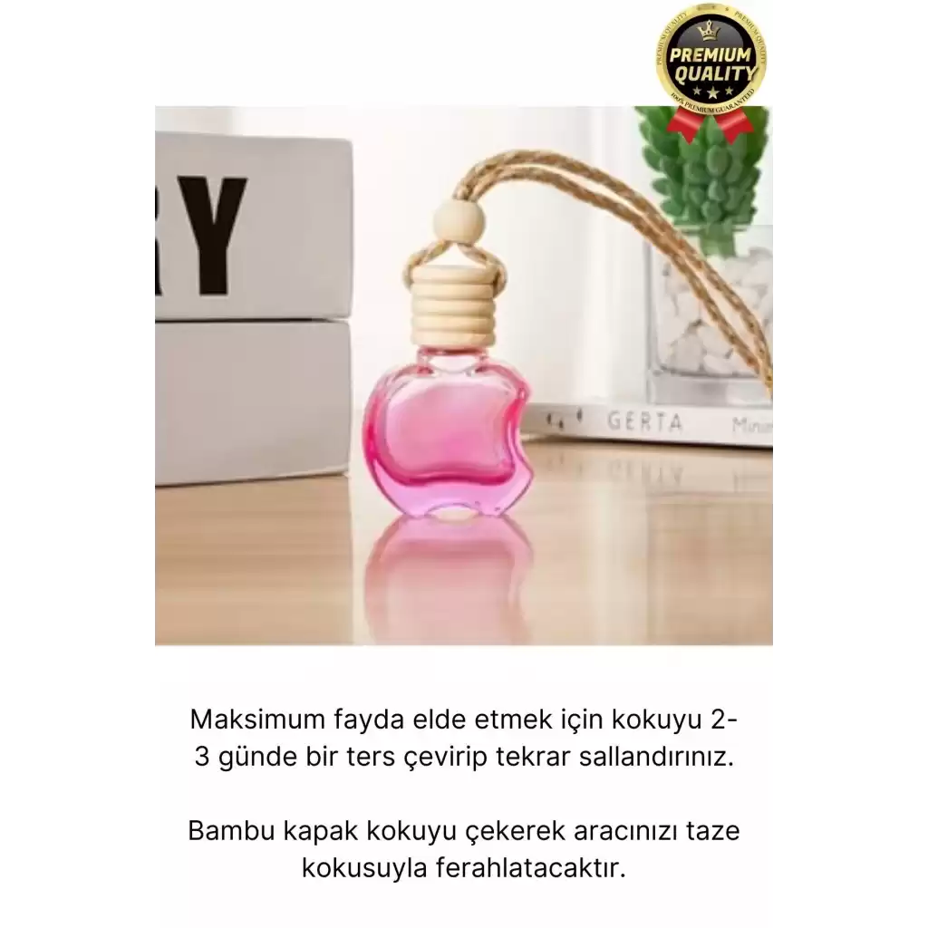 Yüksek Kalite 30 Gün Kalıcı Taze Ferah Hava Sakız Kokulu Araba Araç İçi Dikiz Aynası Oto Kokusu 8 ml