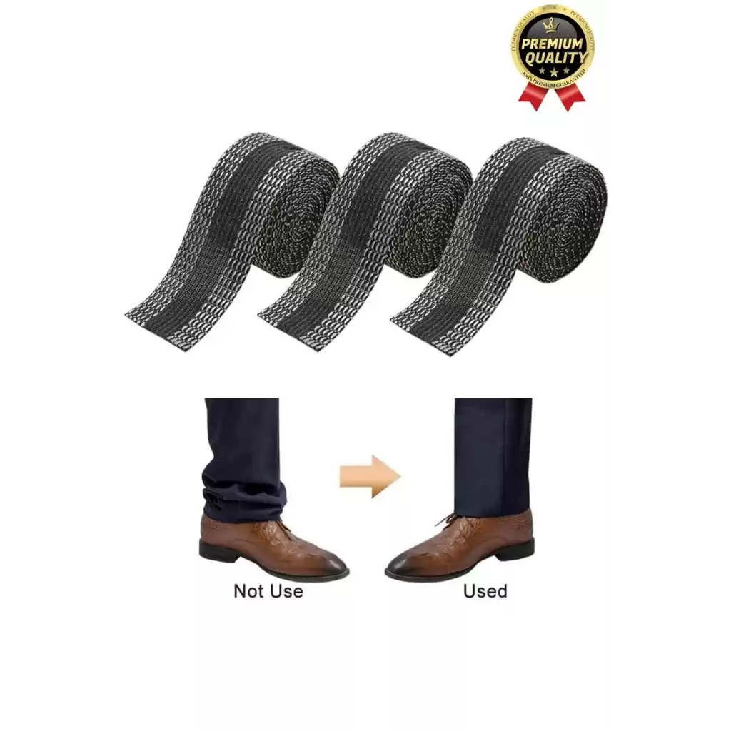 Dayanıklı Polyester Esnek Kendinden Yapışkanlı Pantolon Kumaş Kıvırma Yapıştırma Bandı Şeridi-2 Adet