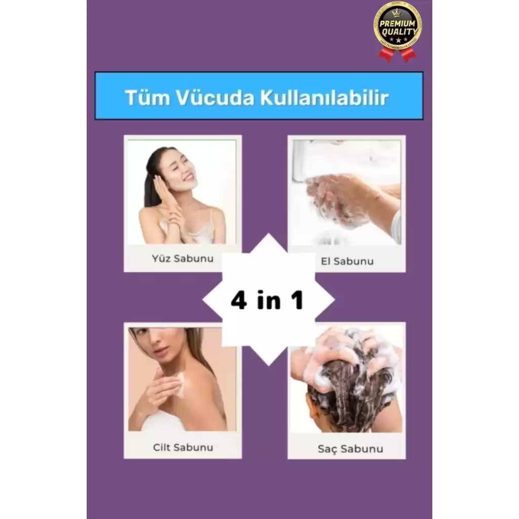 Organik Ferah Koku Cilt Bariyerini Güçlendirir Nemlendirir Parçacıklı %100 Doğal Lavanta Sabunu