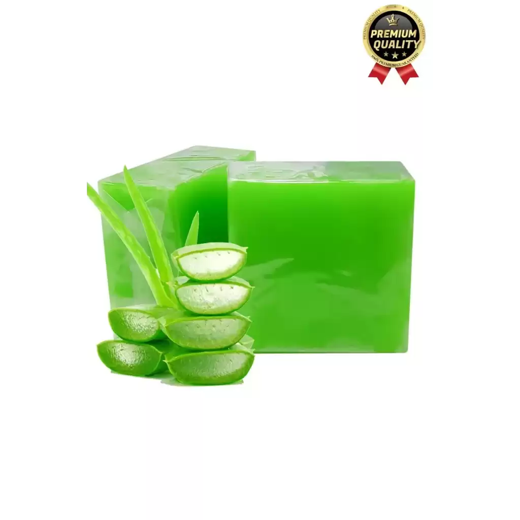 Organik Ferah Koku Cilt Bariyerini Güçlendirir Nemlendirir %100 Doğal Aloe Vera Sabunu 1 Adet