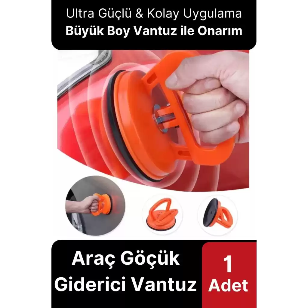Çok Amaçlı Pratik Otomobil Araba Araç Kaporta Göçük Ezik Giderici Onarım Vakum Vantuz Büyük Boy