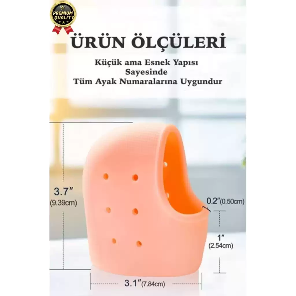Ultra Rahat Çatlak Nasır Diken Esnek Silikon Tabanlık Gömlek Topuk Çorabı Koruyucu Bunyon 1 Çift