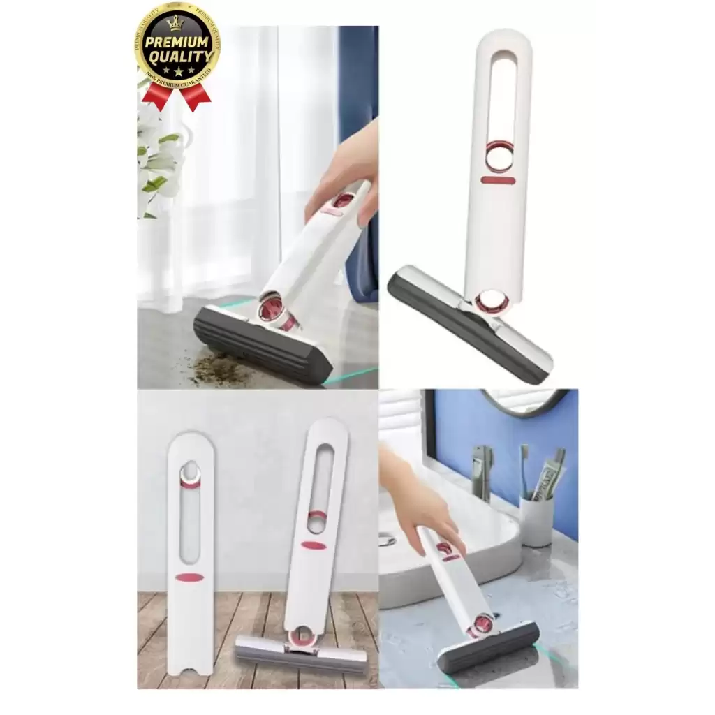 Çok Amaçlı Taşınabilir Pratik Sıkmalı Sünger Oto Tezgah Banyo Mutfak Cam Temizleme Silme Çekpas Mop