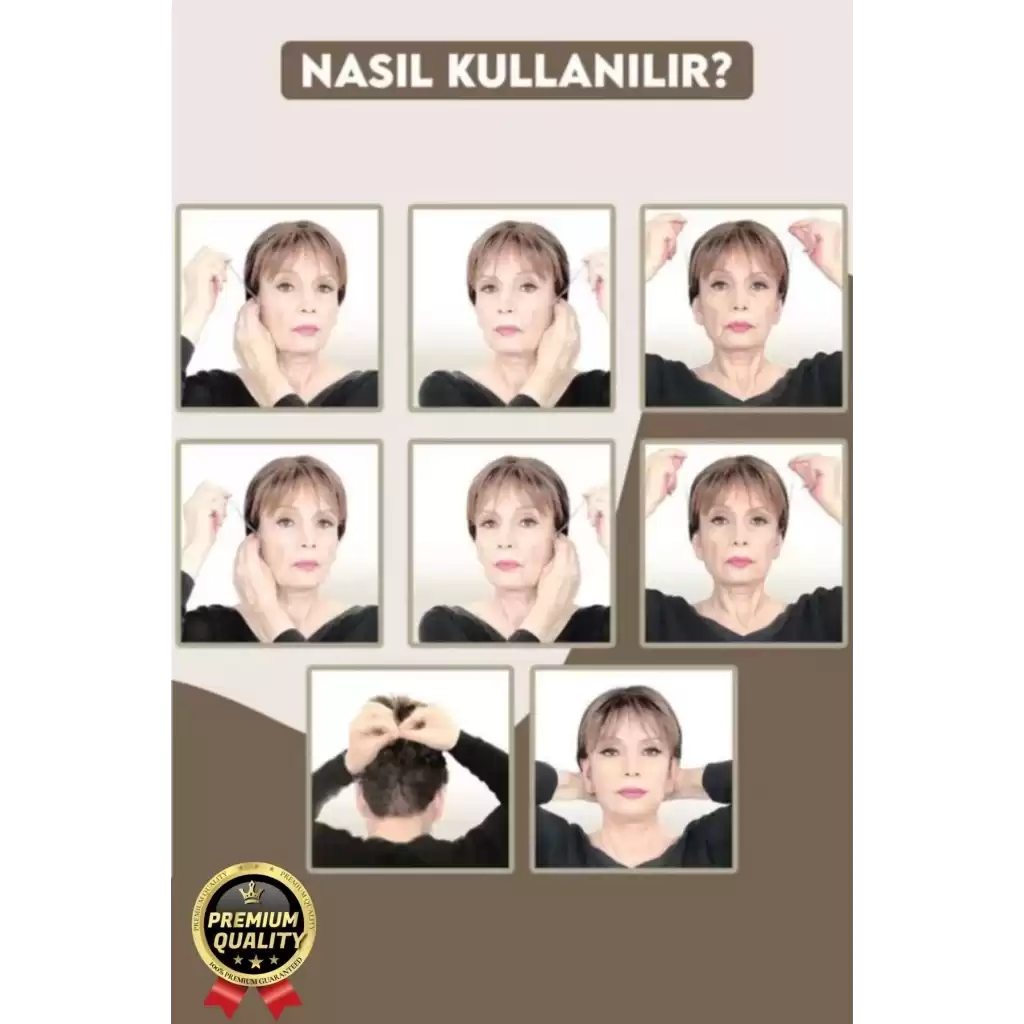 Çok Amaçlı Estetik Günlük Lastikli Yüz Kaş Göz Boyun Vücut Kaz Ayağı İpli Gerdirme Bantları 3lü Set