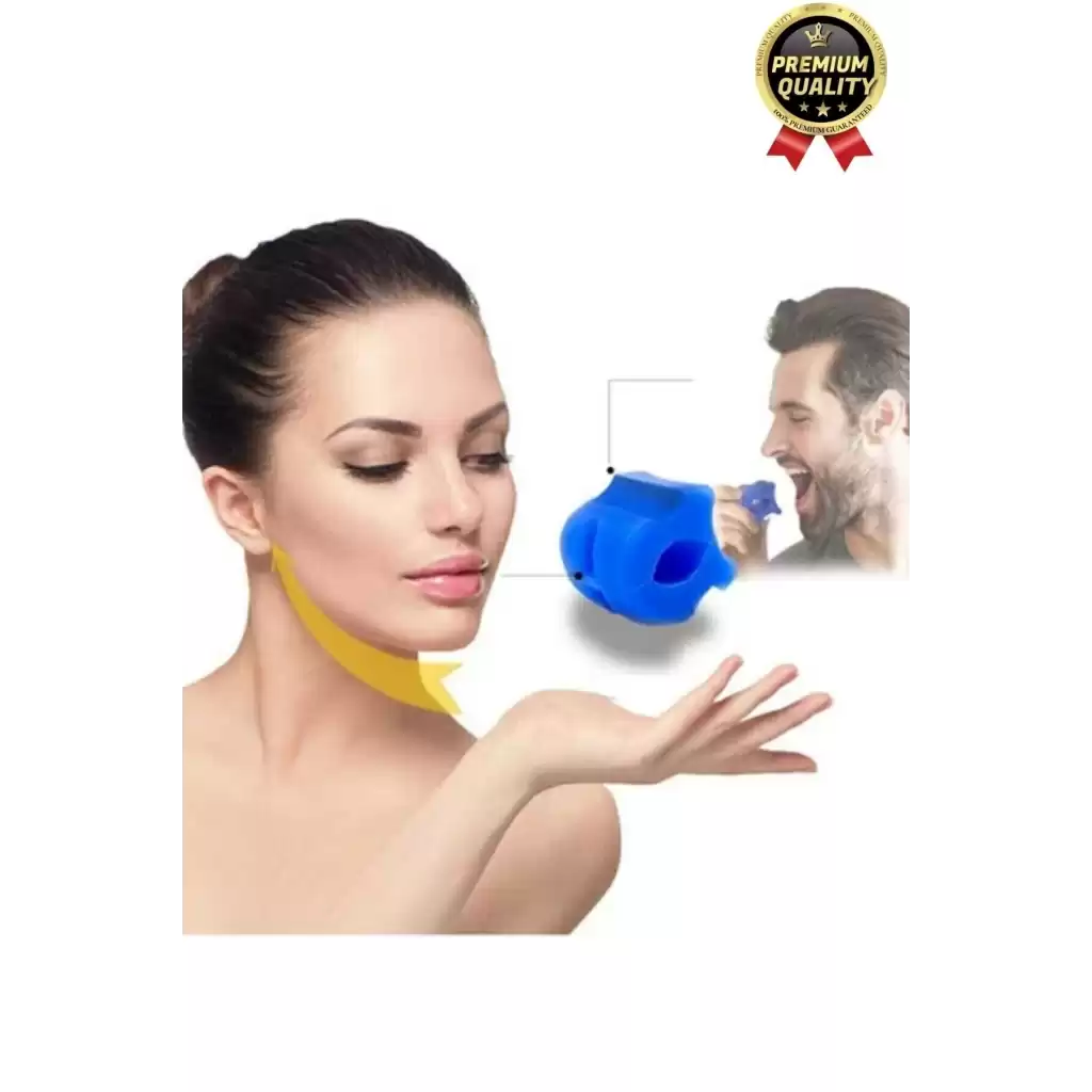 Yüksek Kalite BPA İçermeyen Silikon Jawline Çene Çizgisi Güçlendirici Egzersiz Topu Başlangıç Seviye