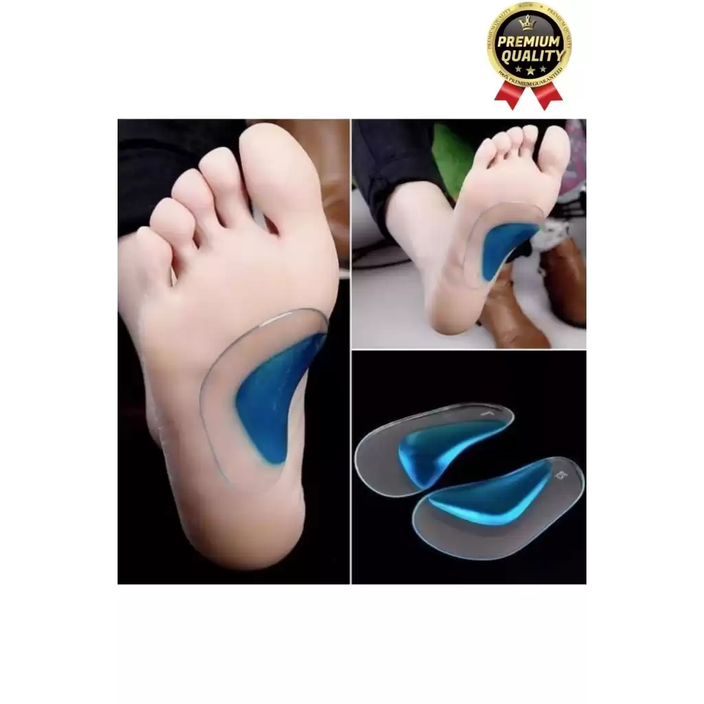 Çok Amaçlı Rahat Anatomik Boşluk Doldurucu Jel Düz Taban Önleyici Ark Destek Silikon Ayak Tabanlığı