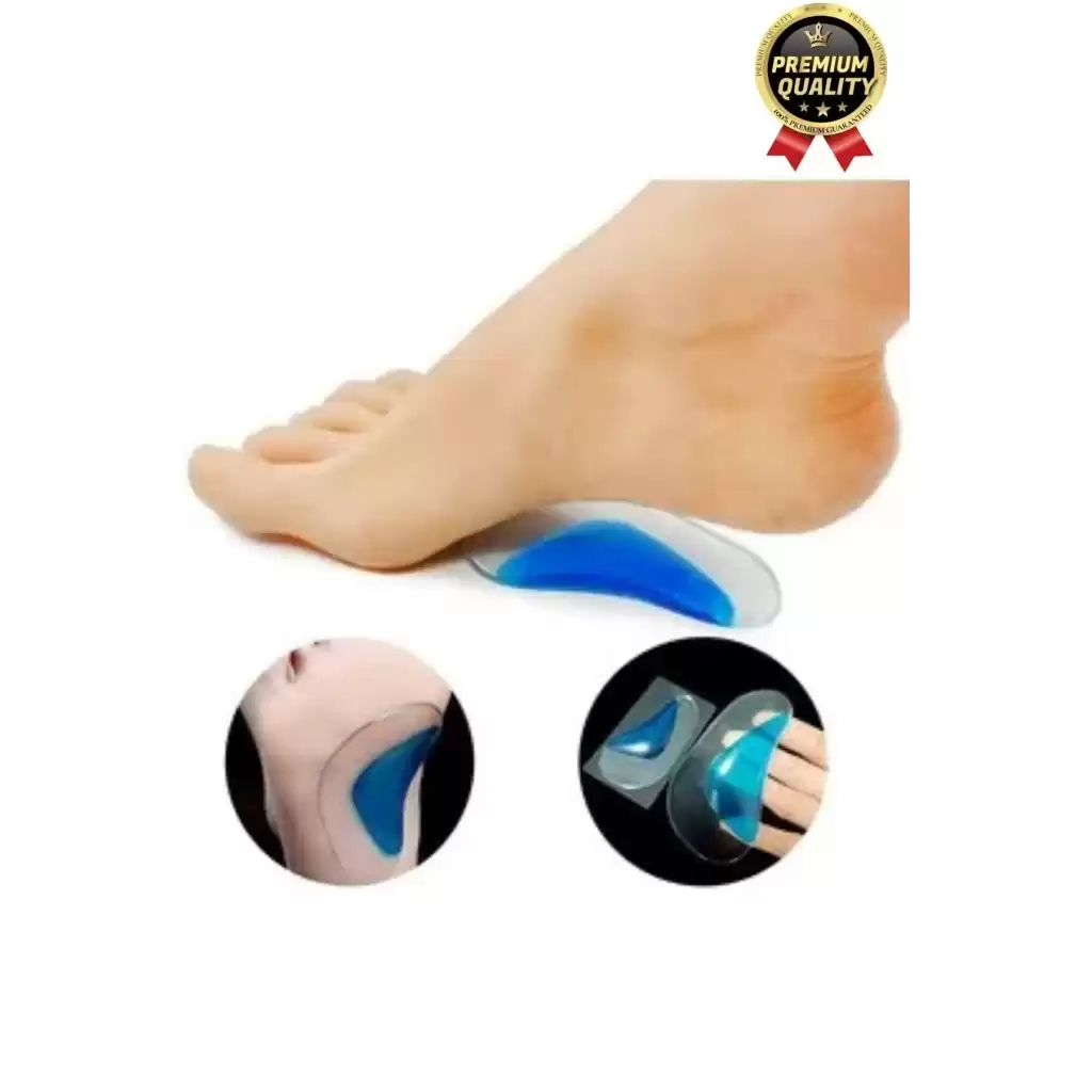 Çok Amaçlı Rahat Anatomik Boşluk Doldurucu Jel Düz Taban Önleyici Ark Destek Silikon Ayak Tabanlığı