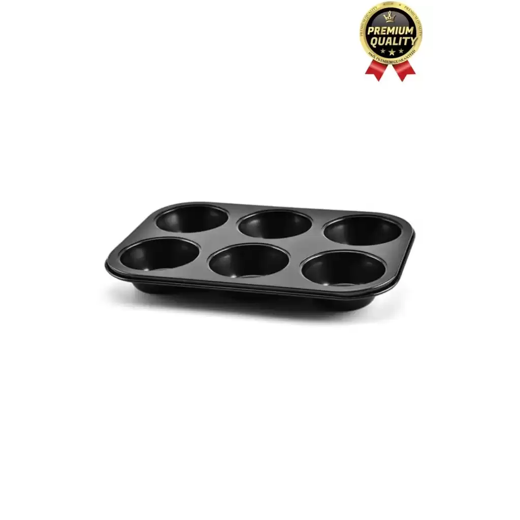 Çok Amaçlı Mutfak Yüksek Isıya Dayanıklı Yıkanabilir Yanmaz Yapışmaz 6’lı Kek Muffin Cupcake Kalıbı