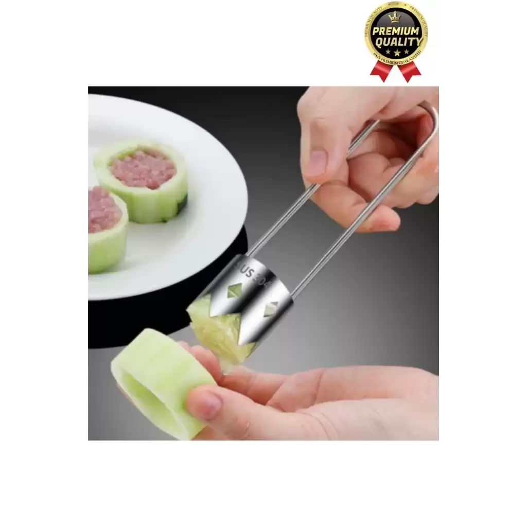 Çok Amaçlı Sağlam Pratik Paslanmaz Çelik Biber Domates Meyve Sebze Çekirdek Çıkarıcı Oyacak Aparatı