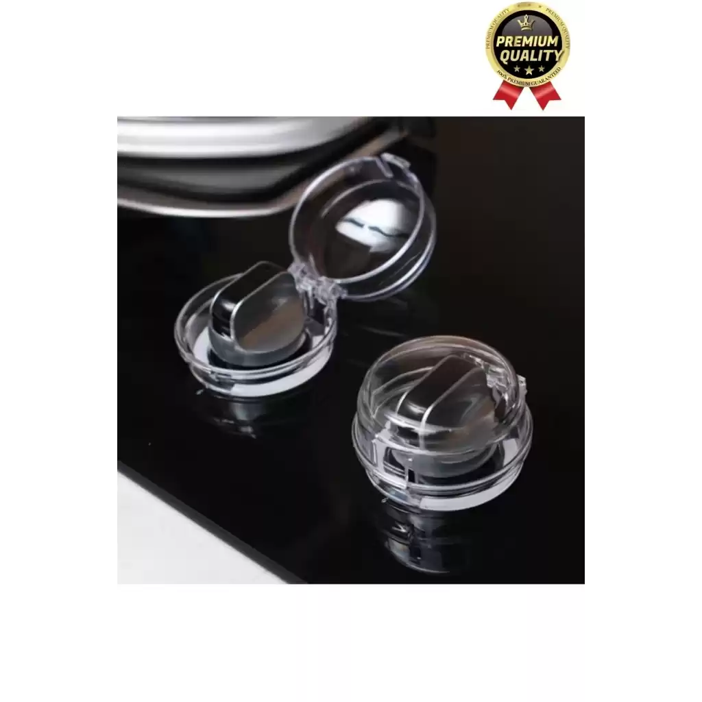 Özel Üretim Pratik Yangın Yanma Önleyici Çocuk Güvenlik Fırın Gaz Ocak Düğmesi Koruyucu Kapak 2 Adet