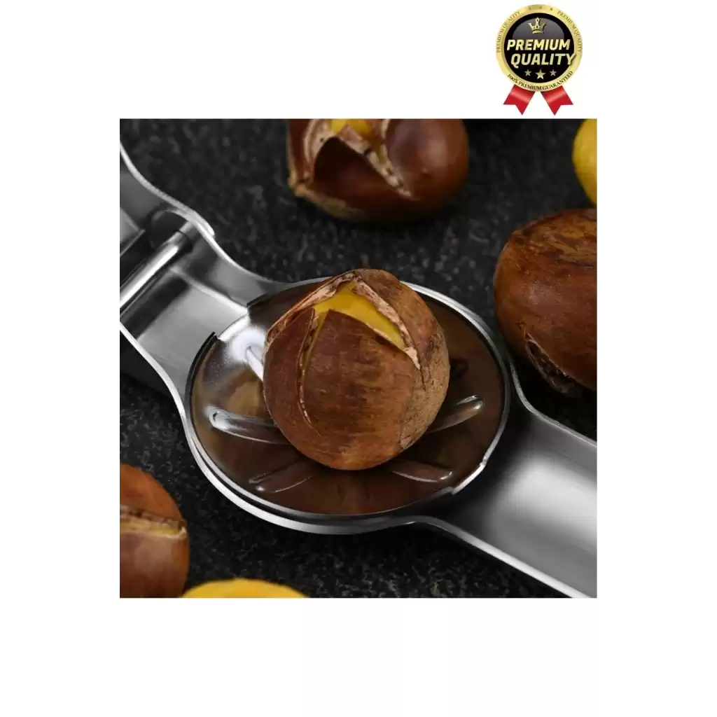 Çok Fonksiyonlu Ergonomik Kaymaz Paslanmaz Çelik Kabuk Kırma Açma Aleti Metal Kestane Çizici Pense