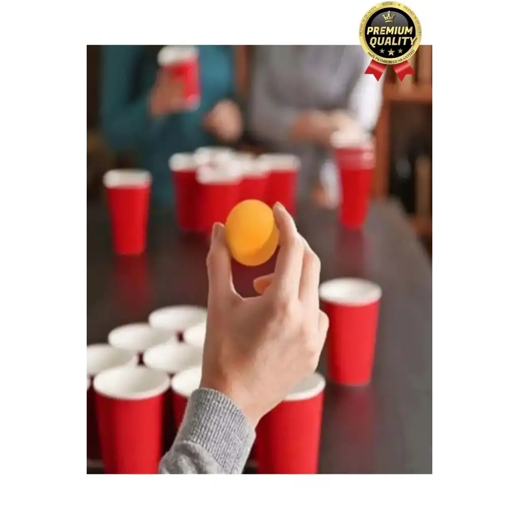 Özel Gün Beer Pong Yetişkin Eğlence Parti Malzemeleri İçki Bira Renkli 12 Toplu Karton Oyun Bardağı