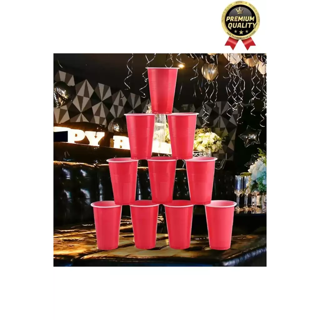 Özel Gün Beer Pong Yetişkin Eğlence Parti Malzemeleri İçki Bira Renkli 12 Toplu Karton Oyun Bardağı