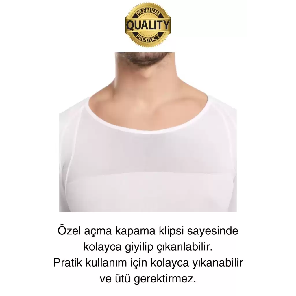 Beyaz Renk Erkek Bel Göğüs Dik Duruş Korsesi Atlet Jinekomasti Göbek Sıkılaştırıcı Toparlayıcı