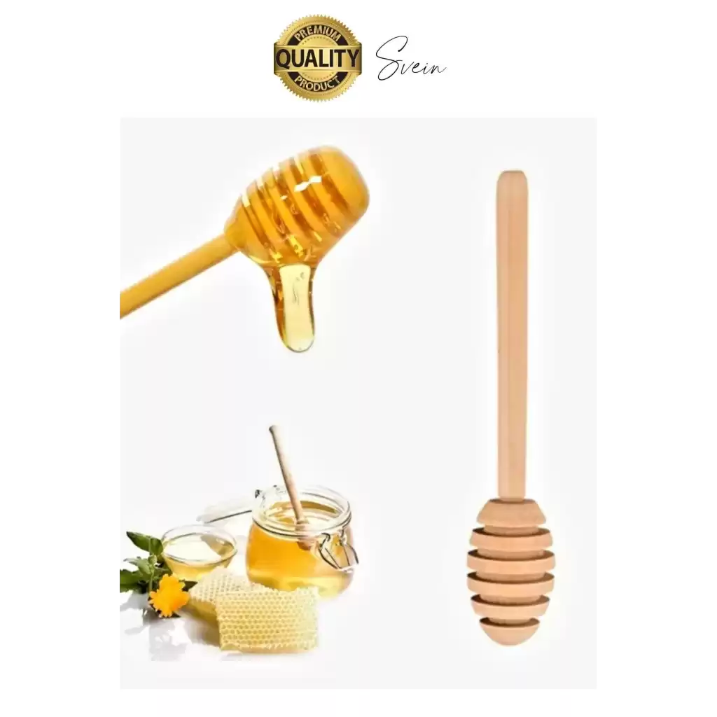 Özel Üretim Bambu Kaşık Ahşap Bal Daldız Seti Petek Tahta Baharat Bal Arısı Karıştırma Reçel Pekmez