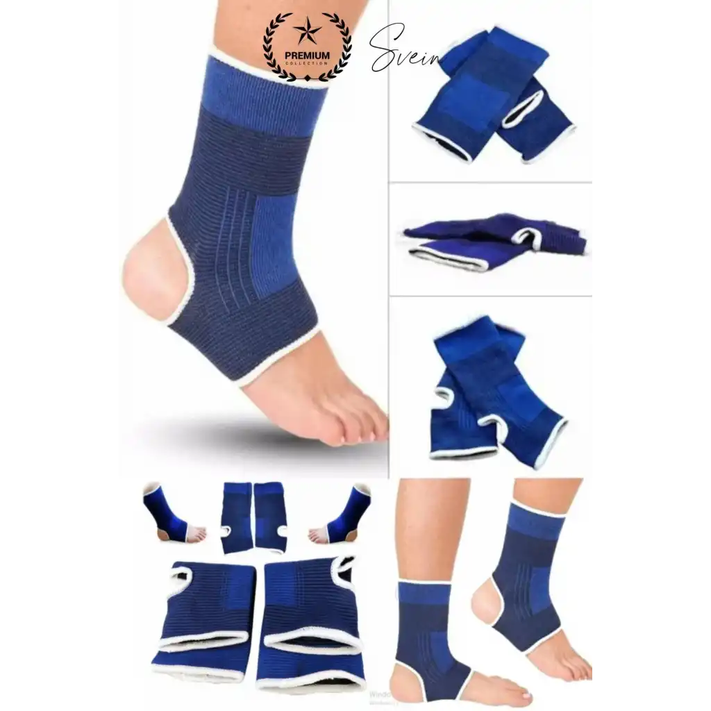 Yüksek Kalite Elastik Ayak Bilek Koruyucu Destek Bandajı Bandı Spor Sıkıştırma Sağ Sol Çift