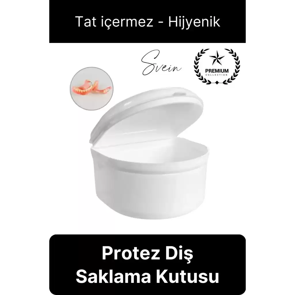 Yüksek Kalite Diş Protezi Saklama Kabı Kutusu Ortodondik Seyahat Ağız Koruyucu Taşınabilir Hijyenik
