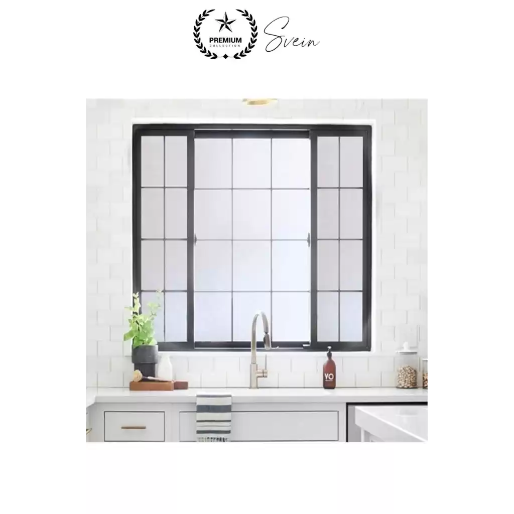 5 Metre x 60 cm Uv Engelleyici Buzlu Cam Filmi İç Göstermeyen Güneş Engelleyen Yapışkan Banyo Ofis