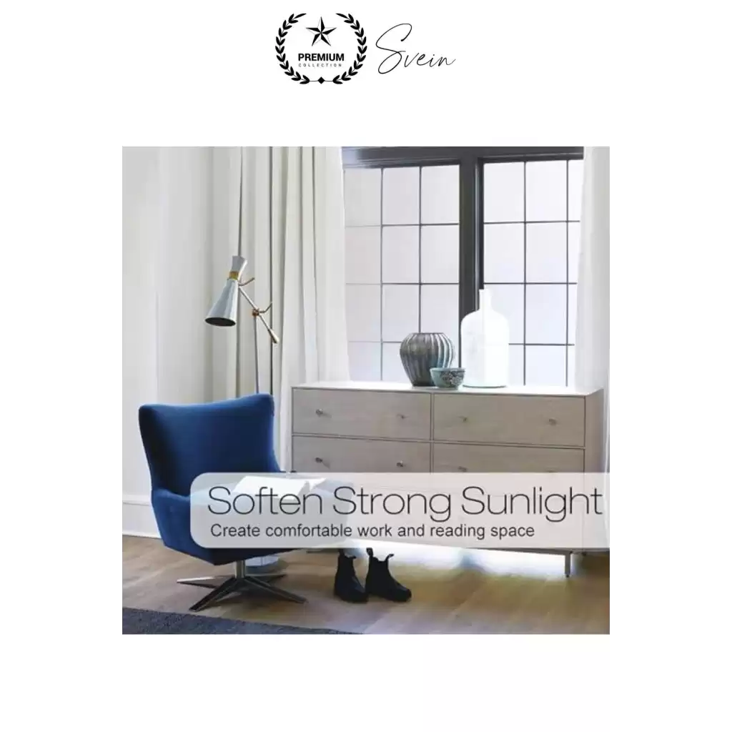 5 Metre x 60 cm Uv Engelleyici Buzlu Cam Filmi İç Göstermeyen Güneş Engelleyen Yapışkan Banyo Ofis