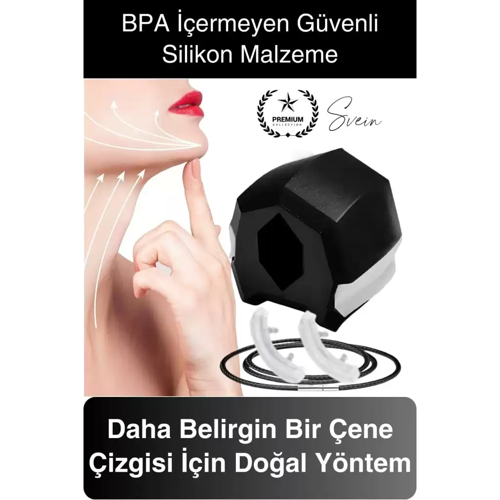 Çene Kası Topu Gıdı Azaltıcı Egzersiz Aleti ve Yanak İnceltici Fitness Jawline Silikon Sıkılaştırma