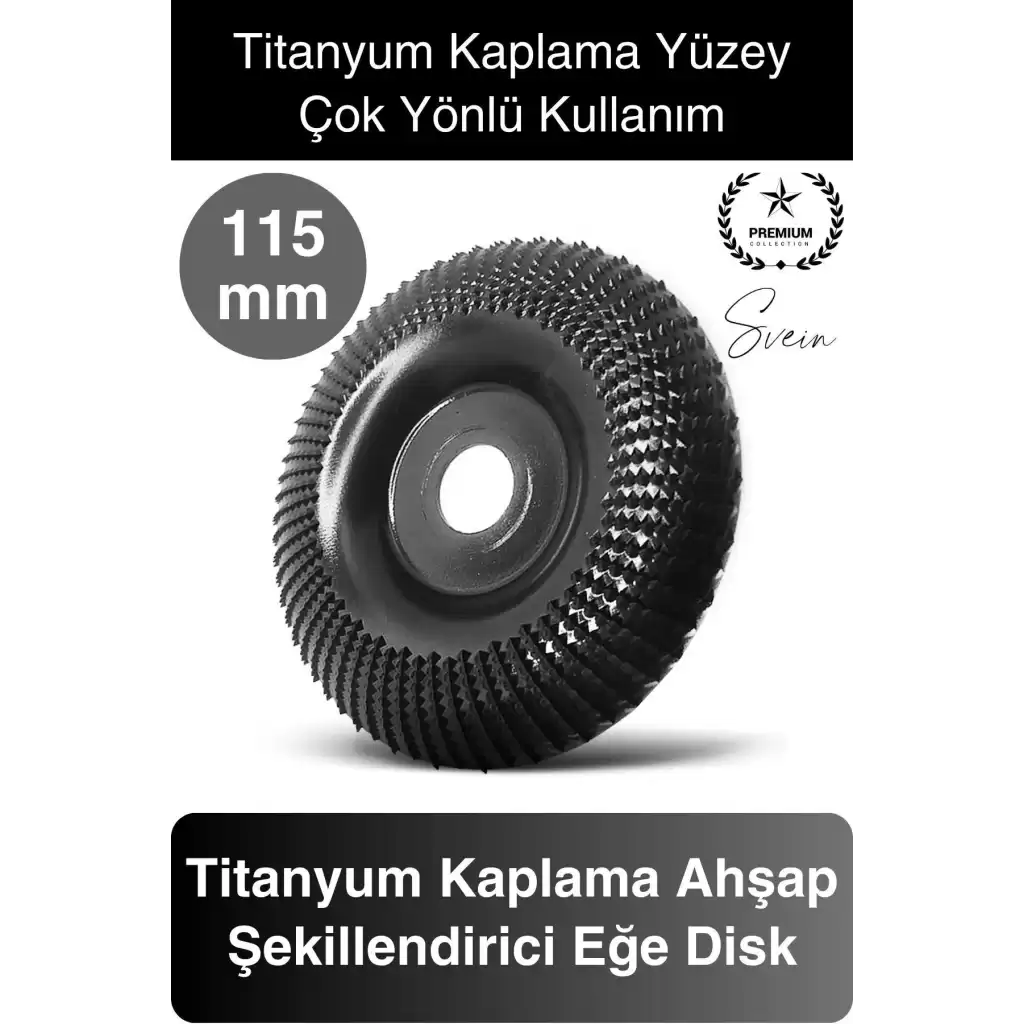 Titanyum 115 mm Törpüleme Oyma Eğe Diski Ahşap Taşlama Makine Uyumlu Kesici Oyuk Açma Testeresi