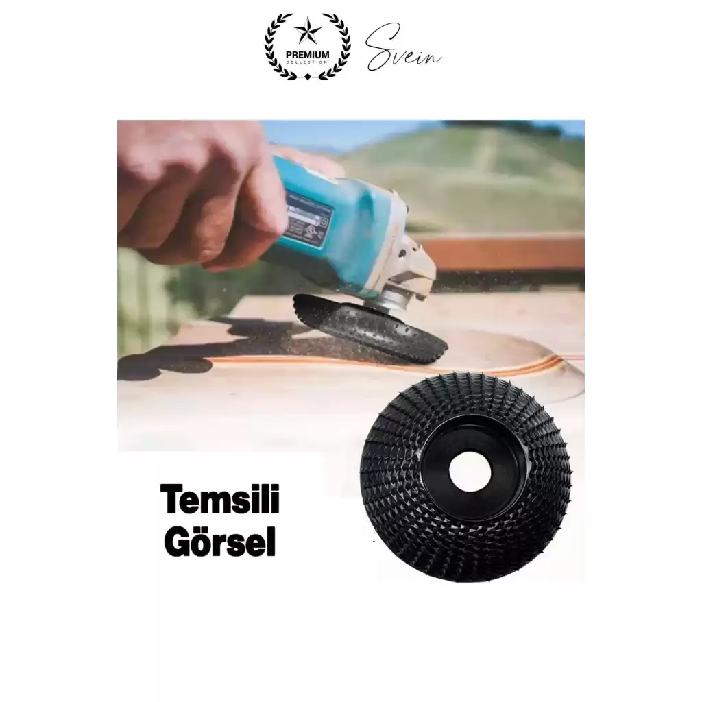 Titanyum 115 mm Törpüleme Oyma Eğe Diski Ahşap Taşlama Makine Uyumlu Kesici Oyuk Açma Testeresi