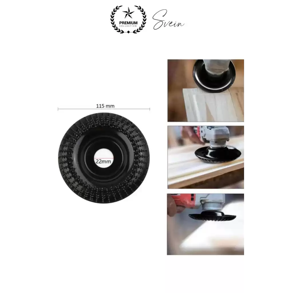 Titanyum 115 mm Törpüleme Oyma Eğe Diski Ahşap Taşlama Makine Uyumlu Kesici Oyuk Açma Testeresi