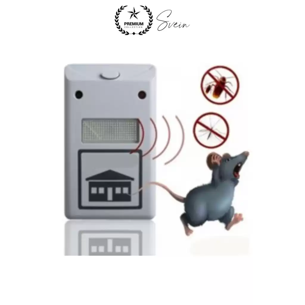 Elektronik Fare ve Haşere Kovucu Uzaklaştırıcı Böcek Ultrasonik Sinek Örümcek Karınca Savar