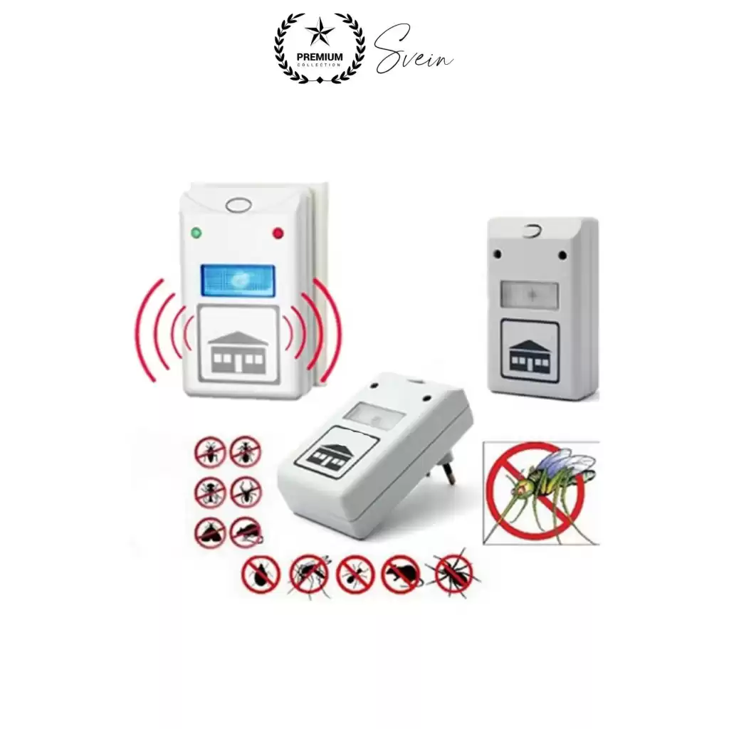 Elektronik Fare ve Haşere Kovucu Uzaklaştırıcı Böcek Ultrasonik Sinek Örümcek Karınca Savar