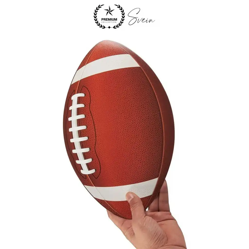 Premium Amerikan Futbol Topu Kauçuk Genç Yetişkin Maç Dikişli Standart Boy Antreman Rugby Spor