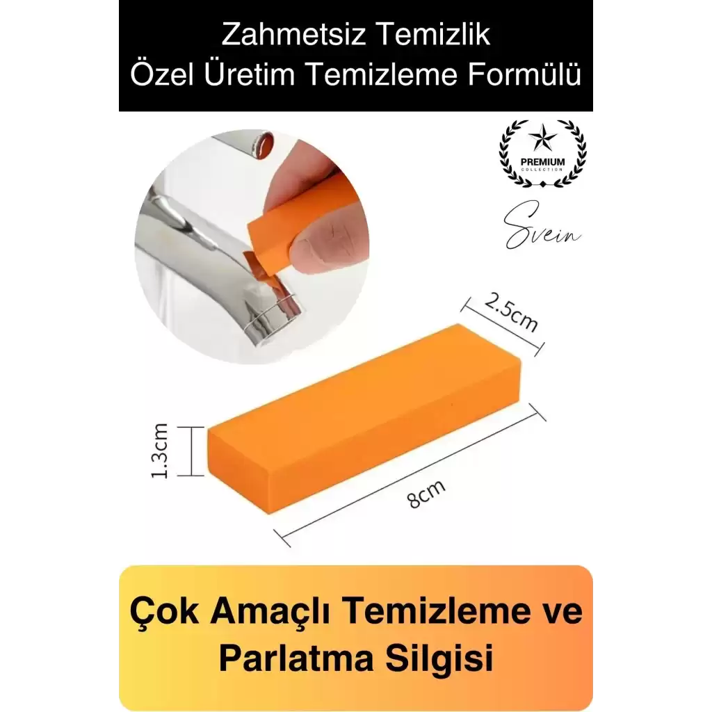 Çok Amaçlı Parlatma Silgisi Mutfak Banyo Çelik Çizik Pas Kireç Kir Temizlik Tencere Musluk
