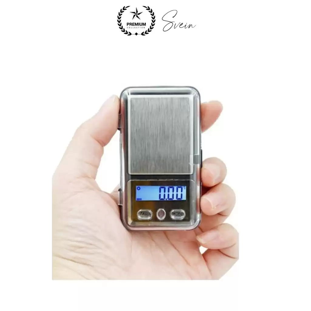 Premium Pilli Mini Hassas Cep Terazisi Tartı 200 g Kapasite 0.01 g Kuyumcu Tartısı Kılıflı Kalibre