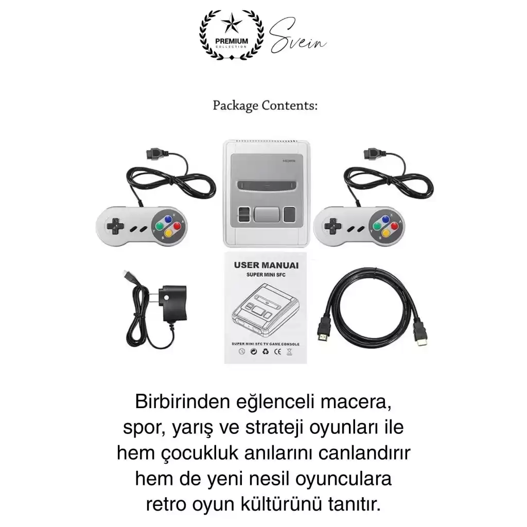 8 Bit 620 Oyunlu 2 Kontrol Kollu Video Games Retro Nostaljik Ev Oyun Konsolu Tv Uyumlu Mini Atari