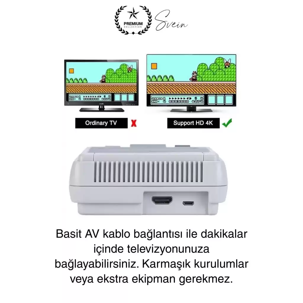 8 Bit 620 Oyunlu 2 Kontrol Kollu Video Games Retro Nostaljik Ev Oyun Konsolu Tv Uyumlu Mini Atari