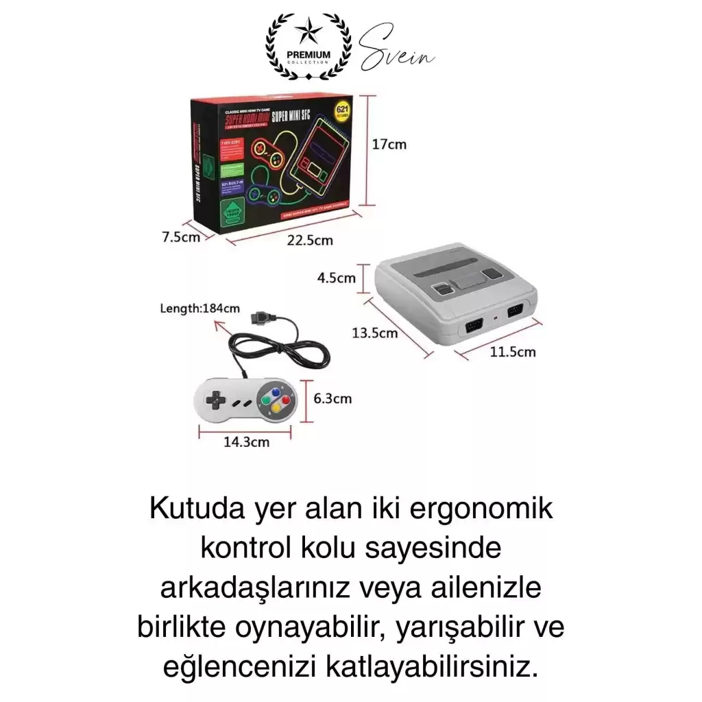 8 Bit 620 Oyunlu 2 Kontrol Kollu Video Games Retro Nostaljik Ev Oyun Konsolu Tv Uyumlu Mini Atari