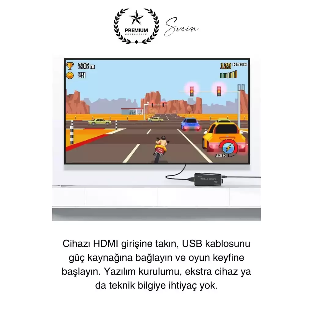 20000 Oyunlu 4K Tak Çalıştır 2.4g Uyumlu HDMI Kablosuz Çift Kol Konsol Game Stick Retro Atari