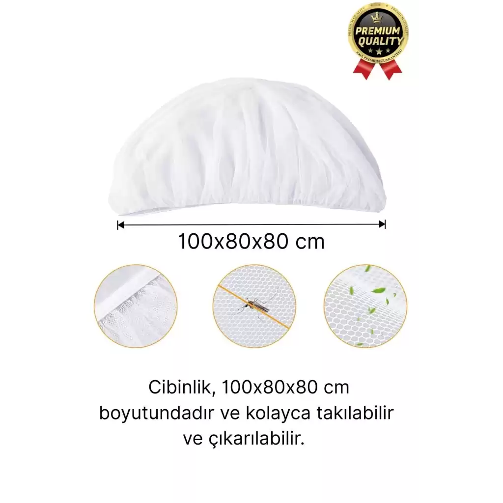 Dayanıklı Yırtılmaz Yıkanabilir Böcek Sinek Örümcek Sivrisinek Karşı Koruma Bebek Arabası Cibinliği