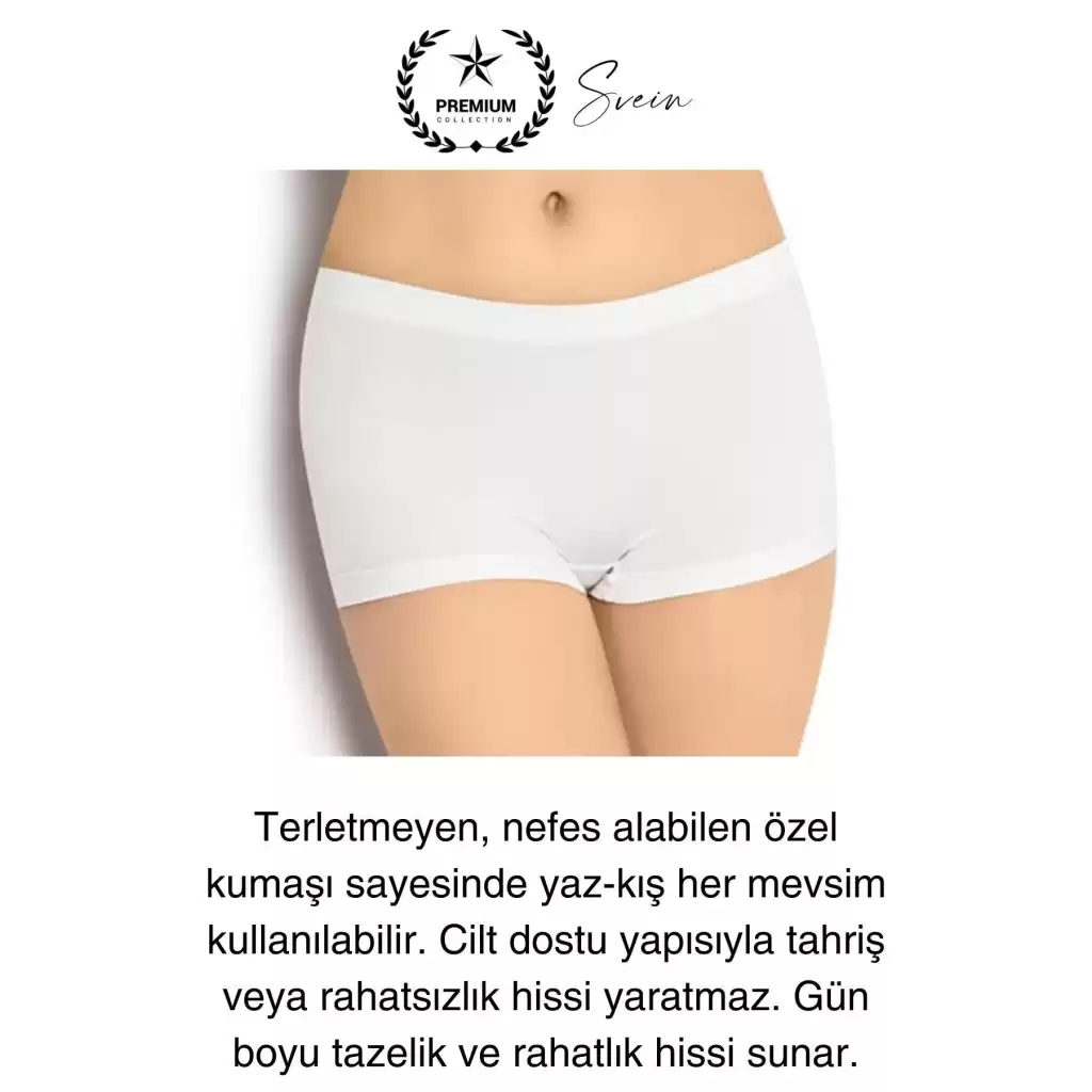 Premium Toparlayıcı Sıkılaştırıcı Kadın Boxer Korse Rahat Dikişsiz Saran Günlük İç Çamaşır