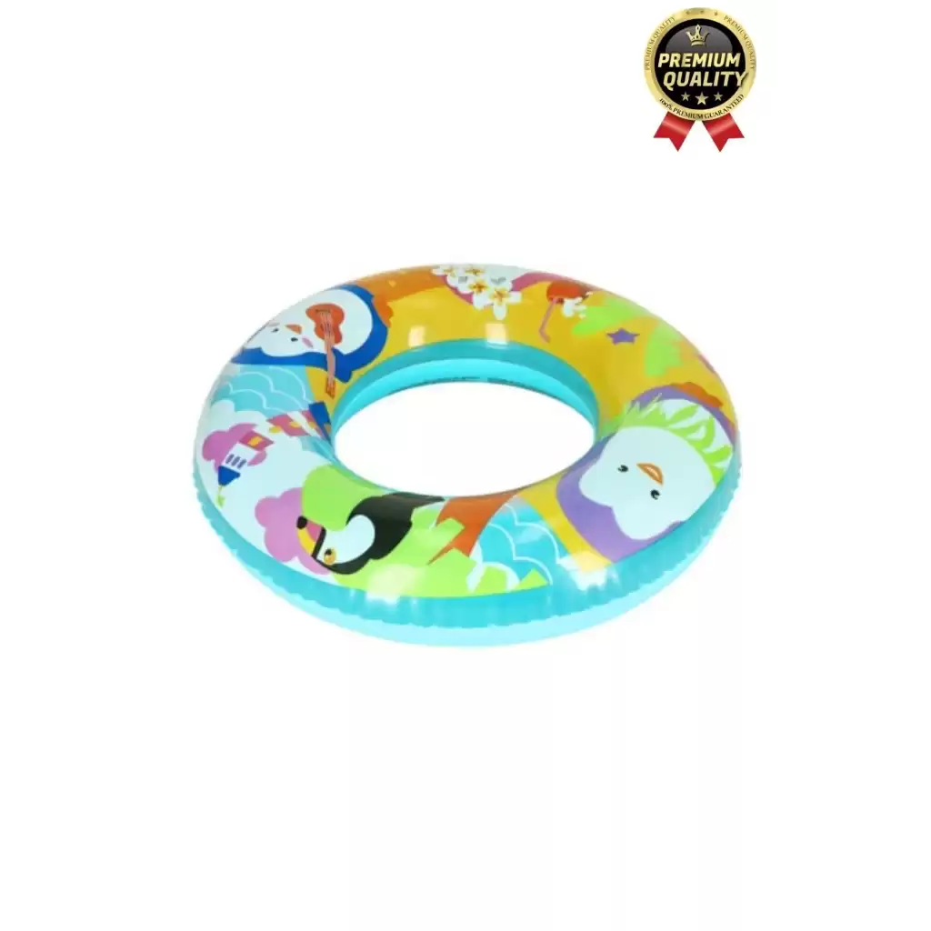 Premium Dayanıklı Güvenli 80 Kg 51 Cm Çocuk Eğlenceli Hayvanlar Desenli Deniz Havuz Yüzme Simidi