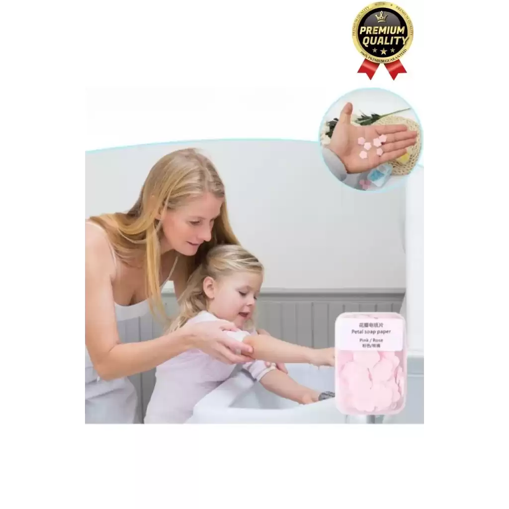 Mini Pratik Taşınabilir Dış Mekan Tuvalet Kullanımı Çeşitli Kokulu Çiçek Desenli Sihirli Cep Sabunu
