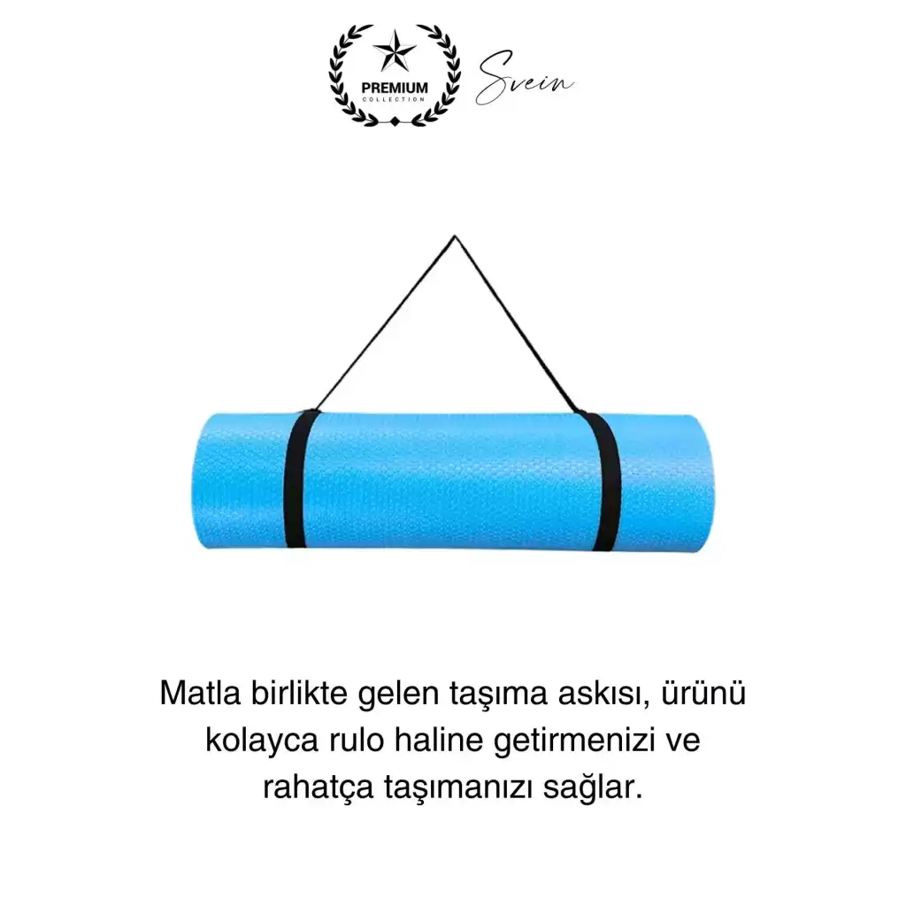 Su Geçirmez 180 cm Çift Taraflı Kaymaz Dağcı Kamp Minderi Taşıma Askılı Rahat Zemin Matı Yatak