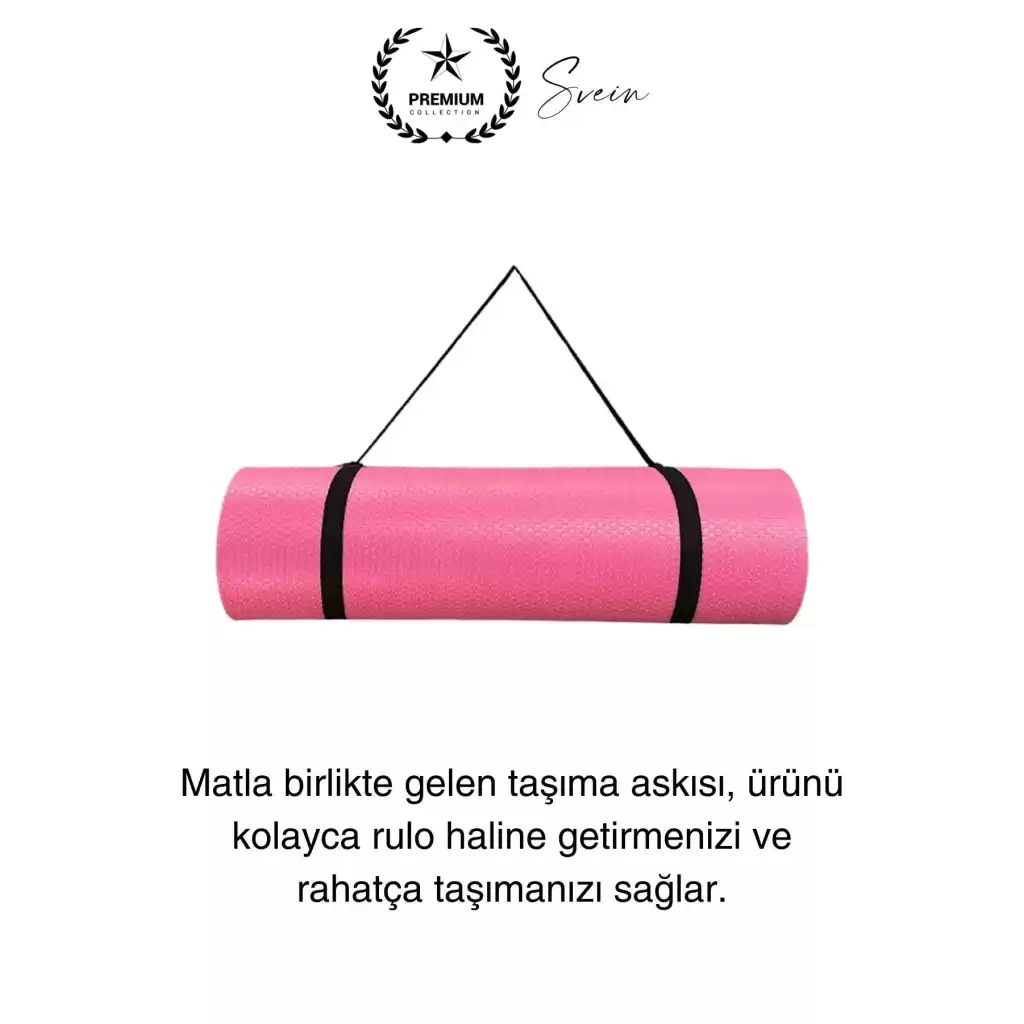 Taşıma Askılı 150 cm Dayanıklı Kaymaz Su Geçirmez Kamp Dağcılık Matı Rahat Konforlu Taşınabilir