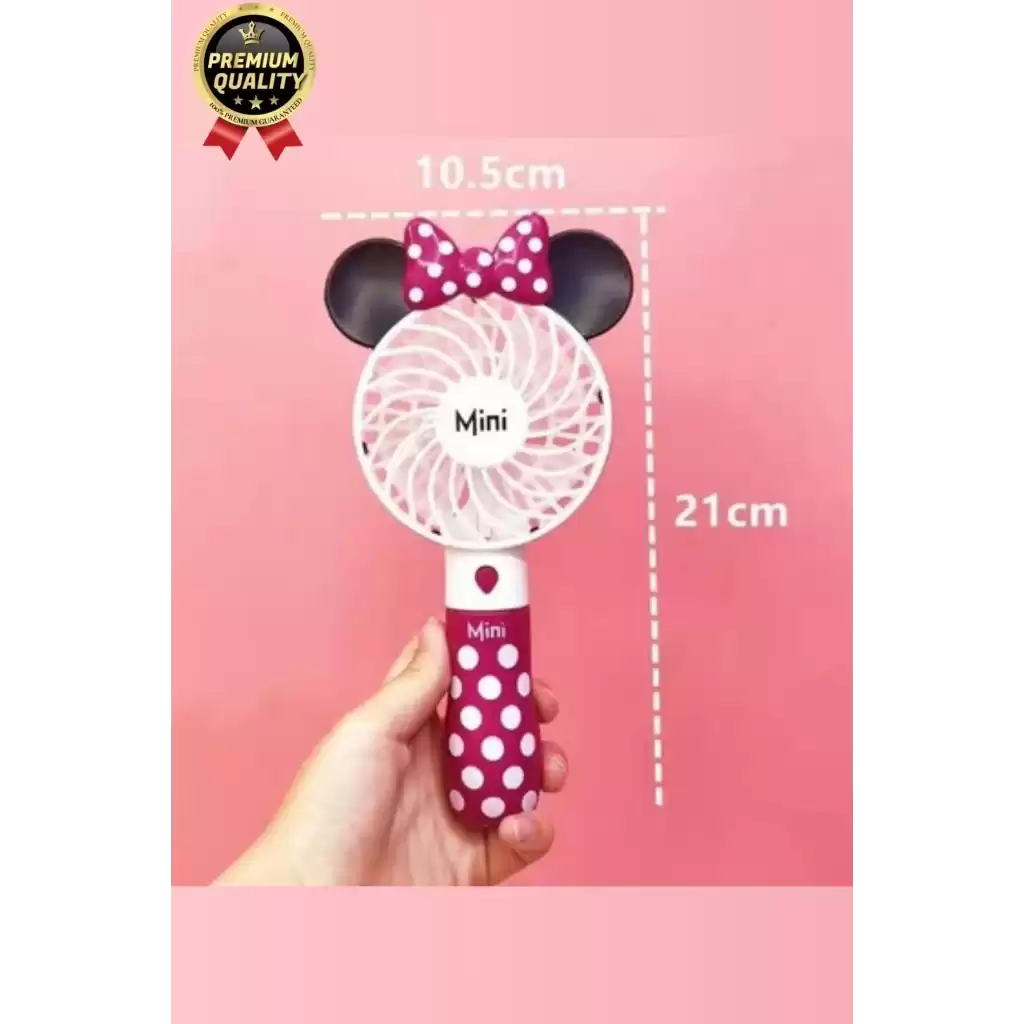 Yeni Seri Taşınabilir Kablosuz 1200mAh Pervaneli 2 Kademeli Usb Şarjlı Masa ve El Fanı Vantilatör