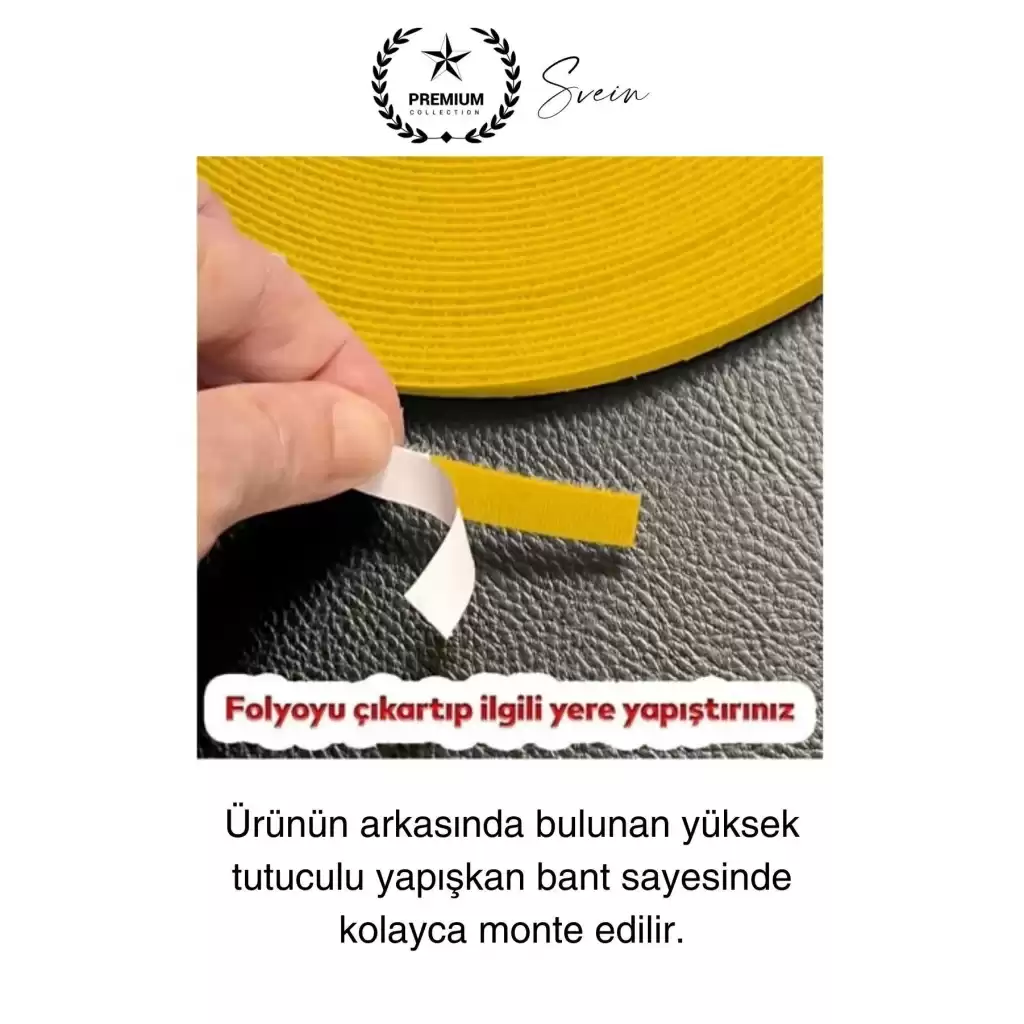 4 mt Güçlü Premium Sineklik Yedek Cırt Bant Pencere Kapı Yapışkanlı Tül Sinek Perdesi Bandı 3 Adet